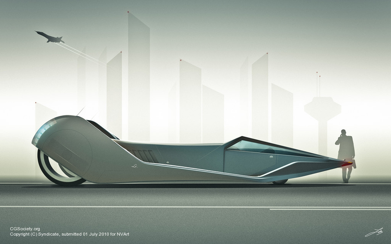 Illustration for article titled Futuristic cars inspired by Syd Mead's Blade Runner designs